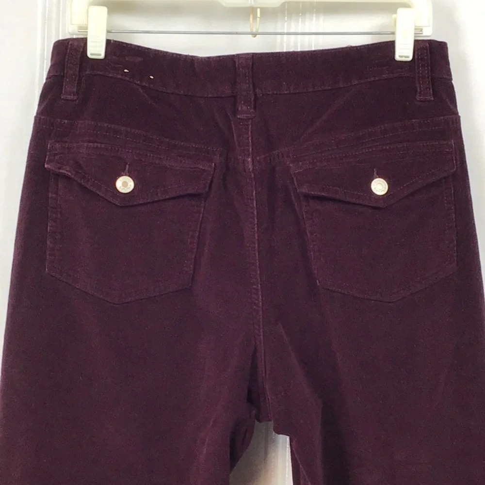 VTG L.A. Blues Purple Corduroy Wide Straight Leg 5 Pocket Jeans Sz.16 - Picture 5 of 12